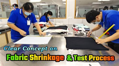 custom Shrinkage Testing|shrinkage test of fabric.